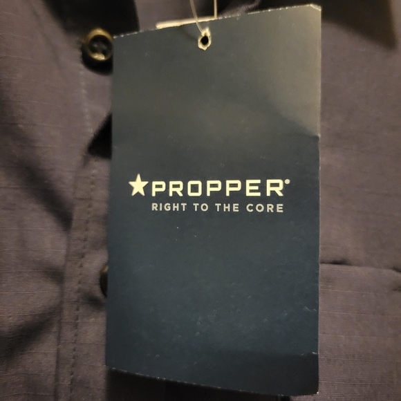 Blue uniform shirt by Proper - Picture 2 of 4